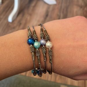 Pretty beaded wrap bracelet